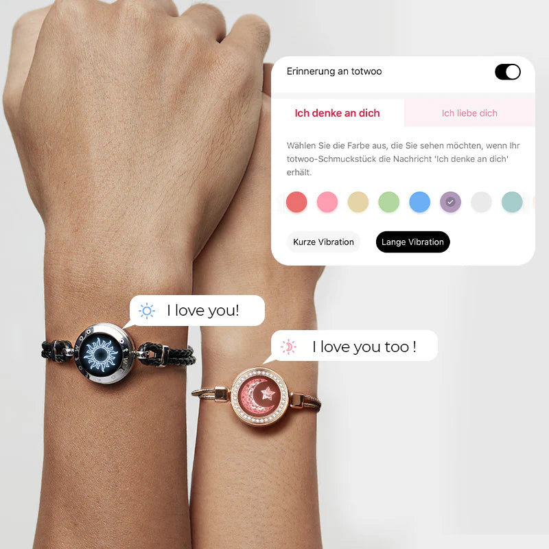 Sun&amp;Moon slimme armbanden met slangenketting en gevlochten band
